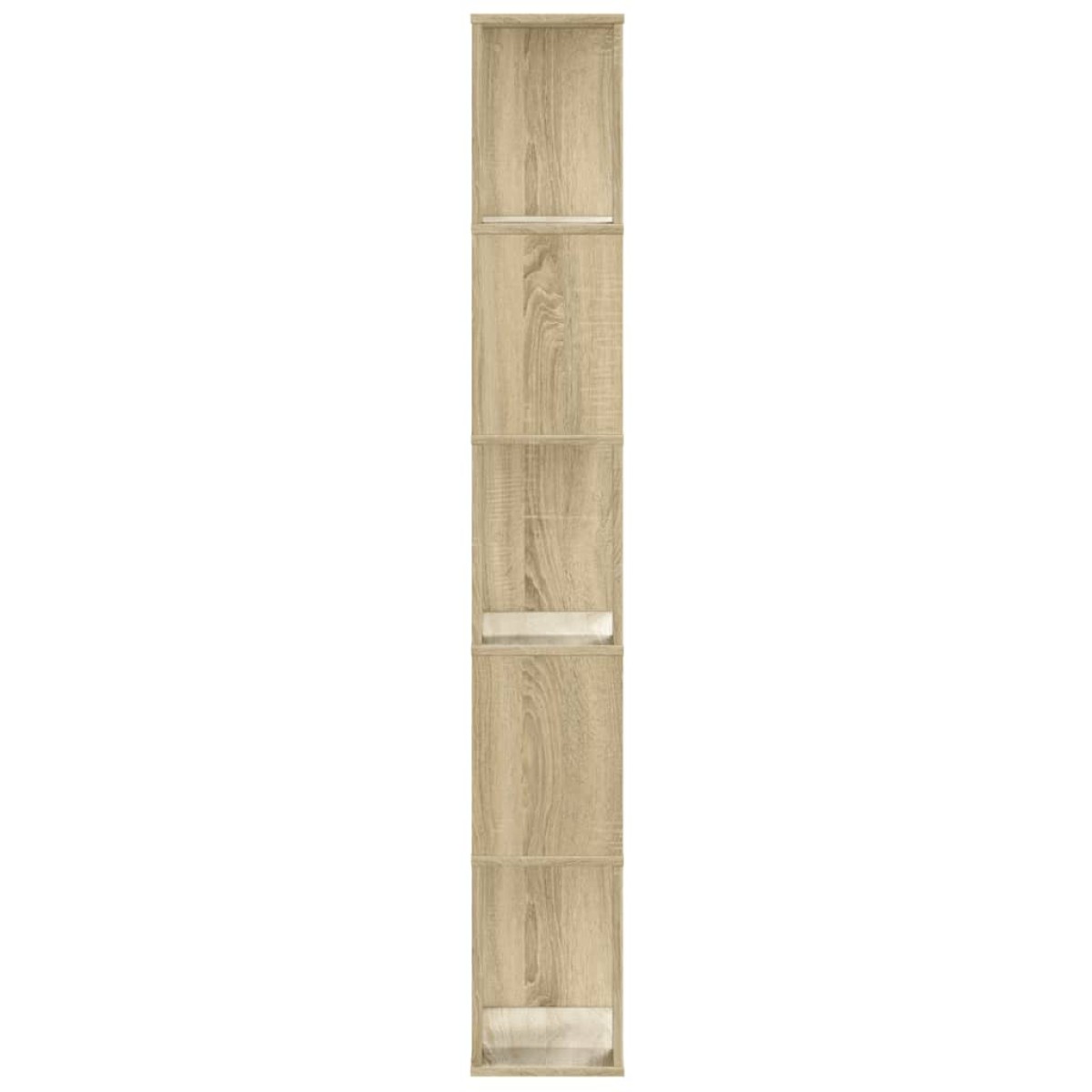 vidaXL Βιβλιοθήκη 5Επιπέδων Sonoma Δρυς 45x23,5x162,5εκ. Επεξεργ. Ξύλο