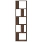 vidaXL Βιβλιοθήκη 5 Επιπέδων Καφέ Δρυς 45x23,5x162,5 εκ. Επεξεργ. Ξύλο