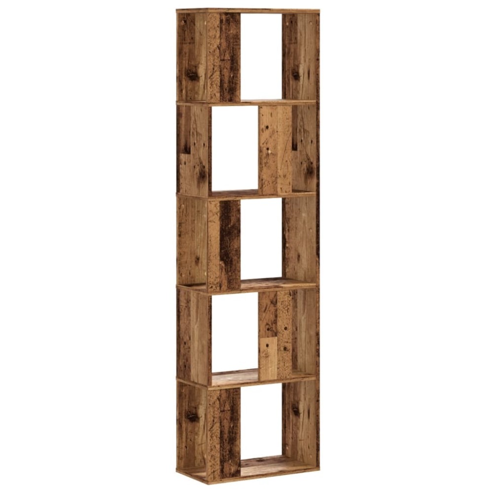 vidaXL Βιβλιοθήκη 5 Επιπέδων 45x23,5x162,5 εκ. Επεξεργ. Ξύλο