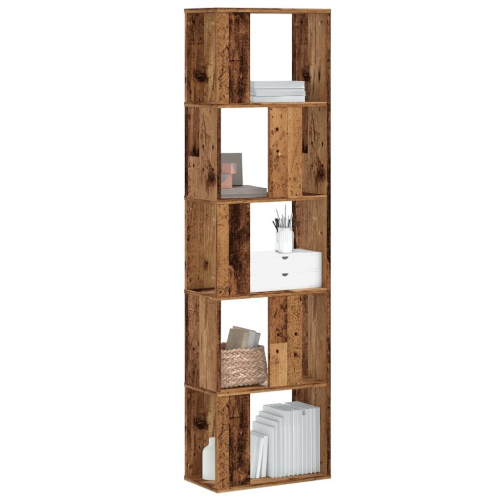 vidaXL Βιβλιοθήκη 5 Επιπέδων 45x23,5x162,5 εκ. Επεξεργ. Ξύλο