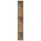 vidaXL Βιβλιοθήκη 5 Επιπέδων Δρυς 45x23,5x162,5 εκ. Επεξεργ. Ξύλο