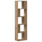 vidaXL Βιβλιοθήκη 5 Επιπέδων Δρυς 45x23,5x162,5 εκ. Επεξεργ. Ξύλο