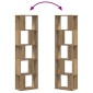 vidaXL Βιβλιοθήκη 5 Επιπέδων Δρυς 45x23,5x162,5 εκ. Επεξεργ. Ξύλο