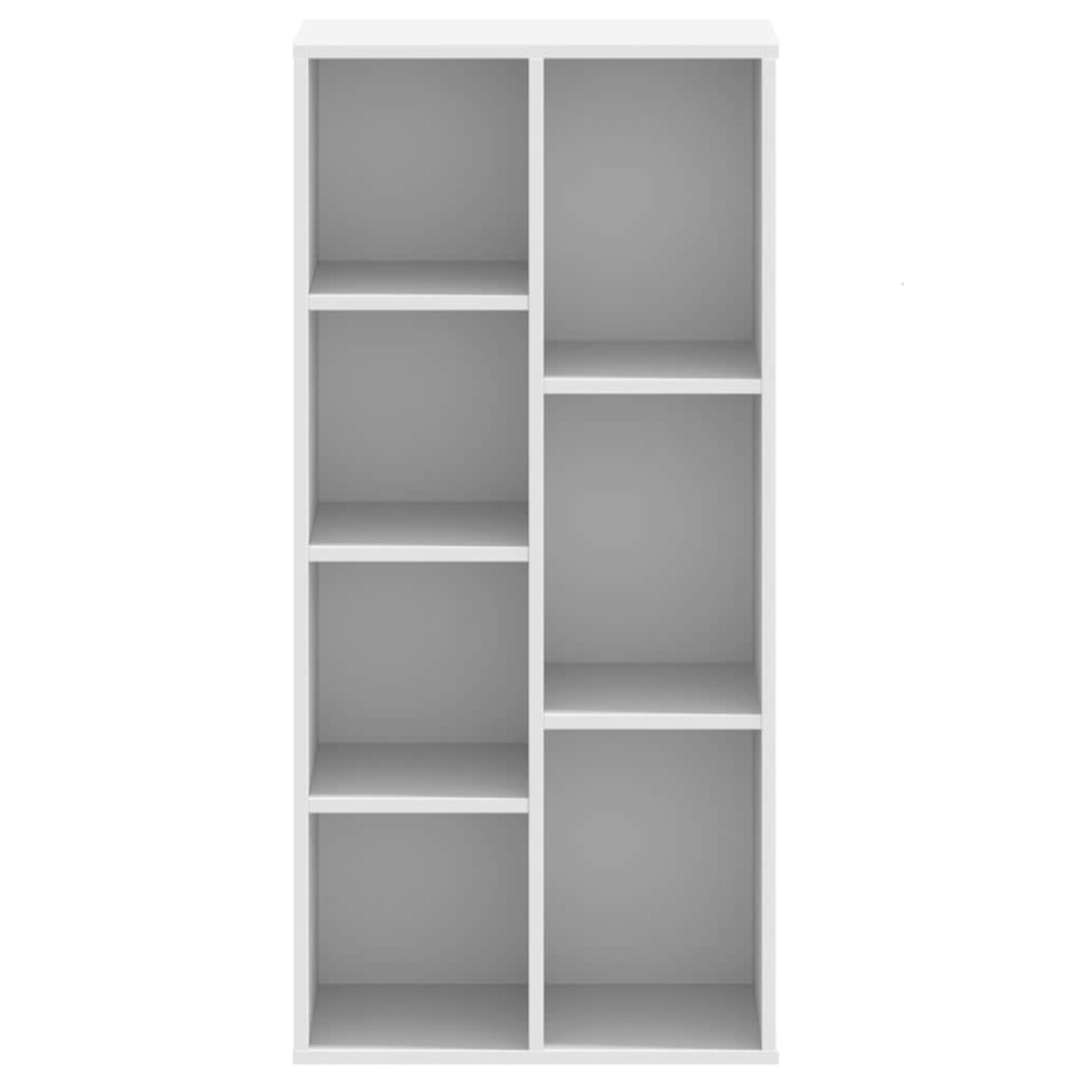 vidaXL Βιβλιοθήκη Λευκή 50x25x105 εκ. από Επεξεργασμένο Ξύλο