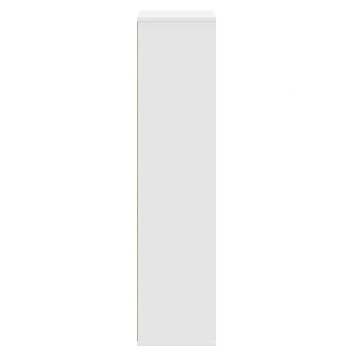 vidaXL Βιβλιοθήκη Λευκή 50x25x105 εκ. από Επεξεργασμένο Ξύλο