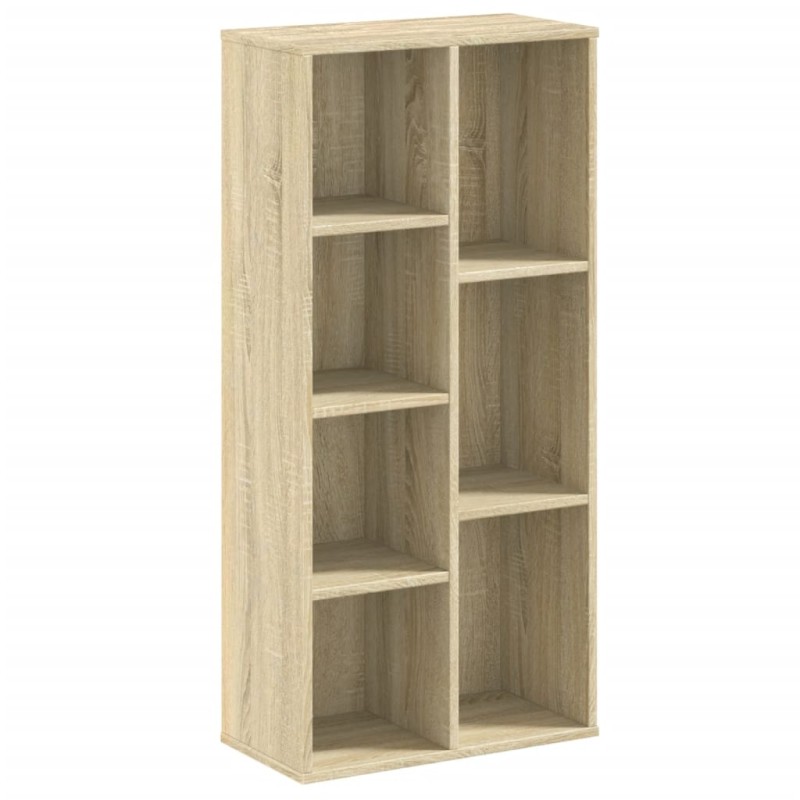 vidaXL Βιβλιοθήκη Sonoma Δρυς 50x25x105 εκ. από Επεξεργασμένο Ξύλο
