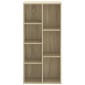 vidaXL Βιβλιοθήκη Sonoma Δρυς 50x25x105 εκ. από Επεξεργασμένο Ξύλο