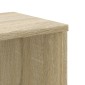 vidaXL Βιβλιοθήκη Sonoma Δρυς 50x25x105 εκ. από Επεξεργασμένο Ξύλο