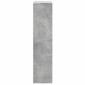 vidaXL Βιβλιοθήκη Γκρι Σκυροδέματος 50x25x105 εκ. Επεξεργ. Ξύλο