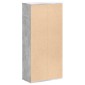 vidaXL Βιβλιοθήκη Γκρι Σκυροδέματος 50x25x105 εκ. Επεξεργ. Ξύλο