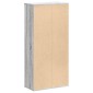 vidaXL Βιβλιοθήκη Γκρι Sonoma 50x25x105 εκ. από Επεξεργ. Ξύλο