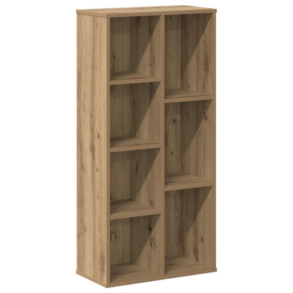 vidaXL Βιβλιοθήκη Αρτισιανή Δρυς 50x25x105 εκ. από Επεξεργασμένο Ξύλο
