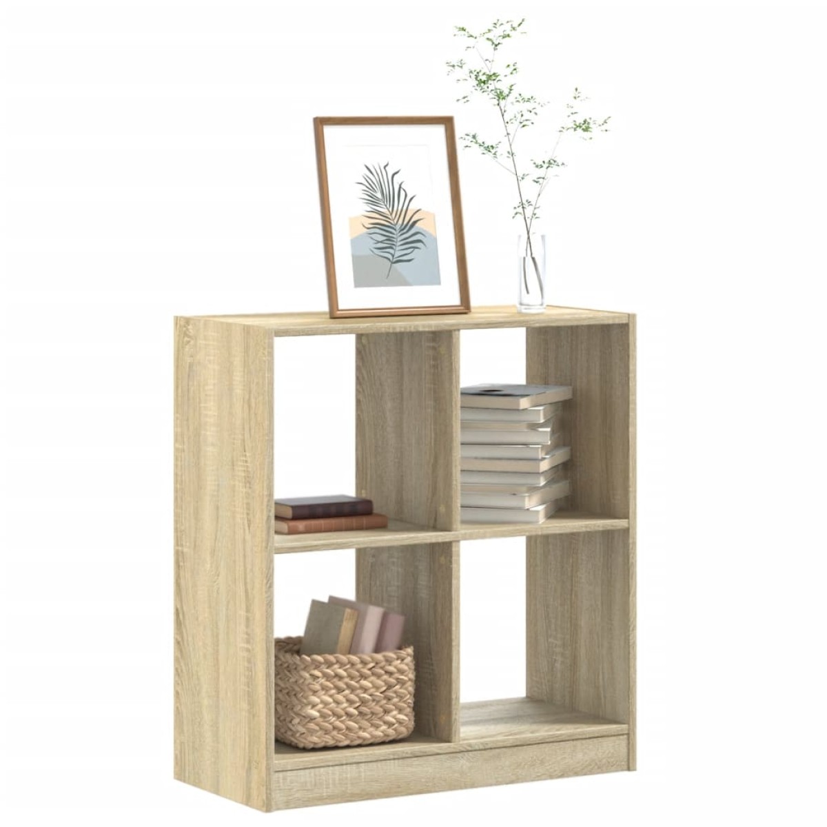 vidaXL Βιβλιοθήκη Sonoma Δρυς 68,5x32x75 εκ. από Επεξεργ. Ξύλο
