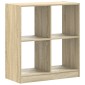 vidaXL Βιβλιοθήκη Sonoma Δρυς 68,5x32x75 εκ. από Επεξεργ. Ξύλο
