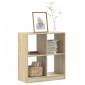 vidaXL Βιβλιοθήκη Sonoma Δρυς 68,5x32x75 εκ. από Επεξεργ. Ξύλο