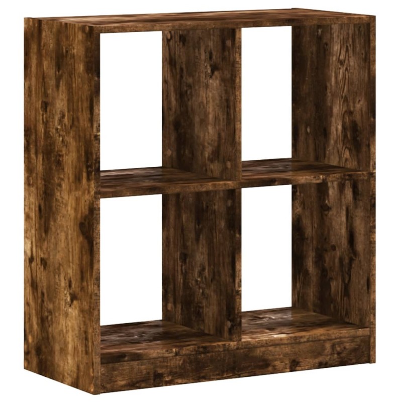 vidaXL Βιβλιοθήκη Καπνιστή Δρυς 68,5x32x75 κ. από Επεξεργ. Ξύλο