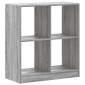 vidaXL Βιβλιοθήκη Γκρι Sonoma 68,5x32x75 κ. από Επεξεργ. Ξύλο