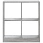 vidaXL Βιβλιοθήκη Γκρι Sonoma 68,5x32x75 κ. από Επεξεργ. Ξύλο