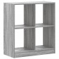 vidaXL Βιβλιοθήκη Γκρι Sonoma 68,5x32x75 κ. από Επεξεργ. Ξύλο