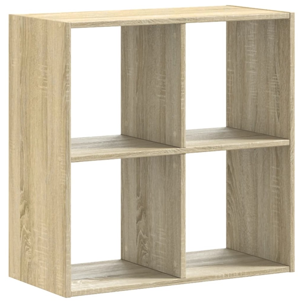 vidaXL Βιβλιοθήκη Sonoma Δρυς 68,5x32x68,5 εκ. από Επεξεργ. Ξύλο