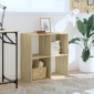 vidaXL Βιβλιοθήκη Sonoma Δρυς 68,5x32x68,5 εκ. από Επεξεργ. Ξύλο
