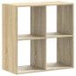 vidaXL Βιβλιοθήκη Sonoma Δρυς 68,5x32x68,5 εκ. από Επεξεργ. Ξύλο