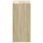 vidaXL Βιβλιοθήκη Sonoma Δρυς 68,5x32x68,5 εκ. από Επεξεργ. Ξύλο