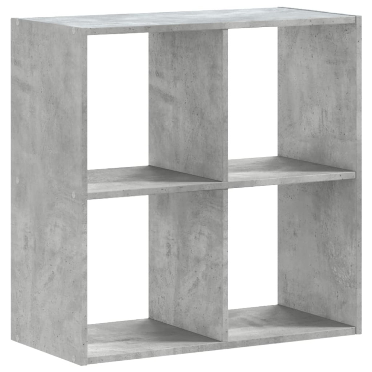 vidaXL Βιβλιοθήκη Γκρι Σκυροδέματος 68,5x32x68,5 εκ. Επεξεργ. Ξύλο