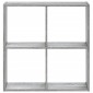 vidaXL Βιβλιοθήκη Γκρι Sonoma 68,5x32x68,5 εκ. από Επεξεργ. Ξύλο