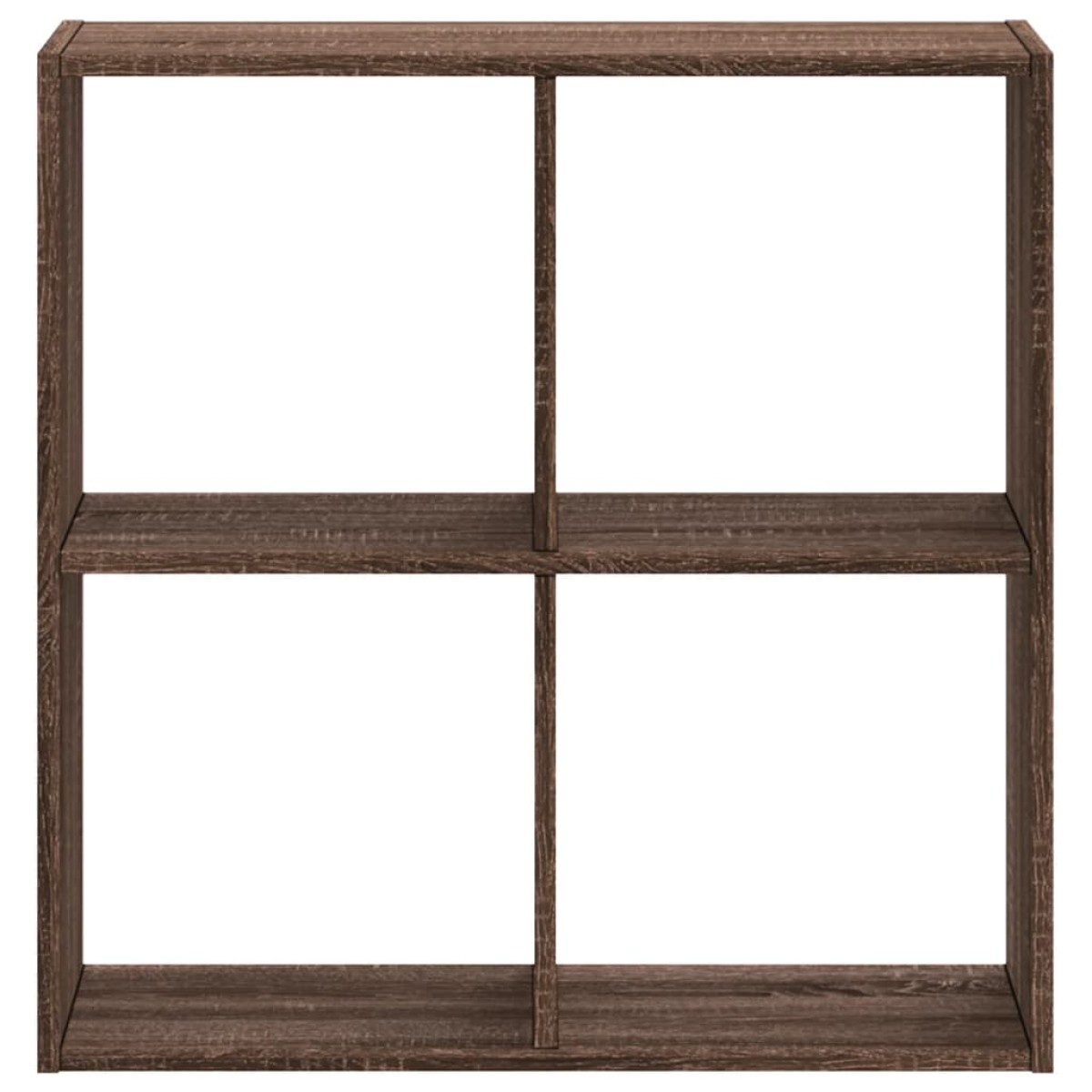 vidaXL Βιβλιοθήκη Καφέ Δρυς 68,5x32x68,5 εκ. από Επεξεργασμένο Ξύλο