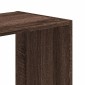 vidaXL Βιβλιοθήκη Καφέ Δρυς 68,5x32x68,5 εκ. από Επεξεργασμένο Ξύλο