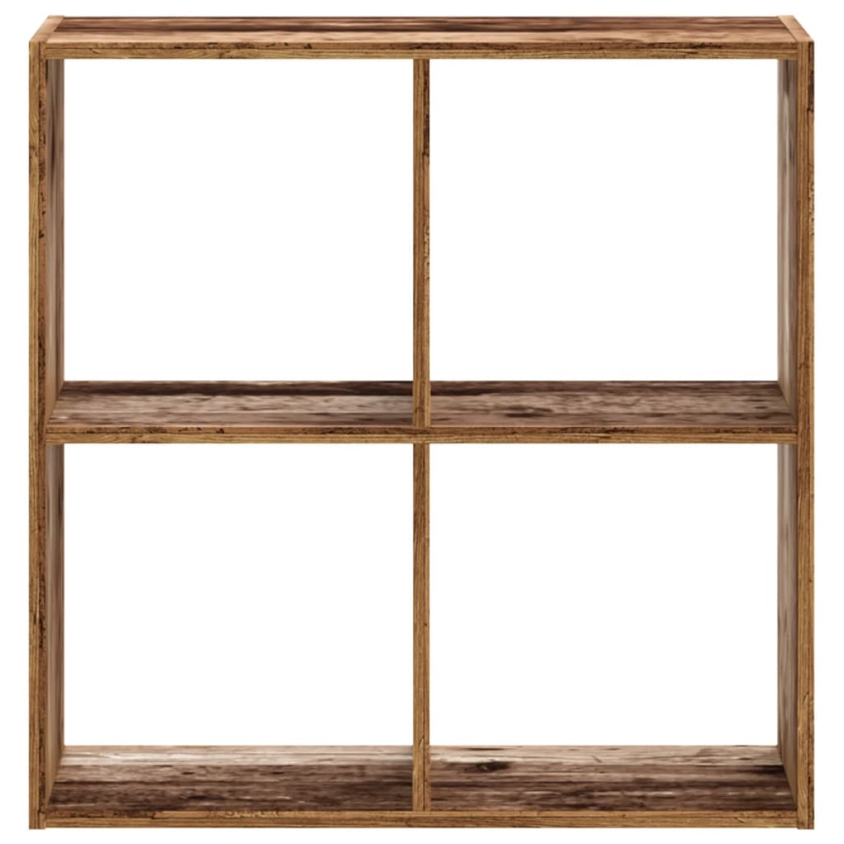 vidaXL Βιβλιοθήκη Όψη Παλαιού Ξύλου 68,5x32x68,5εκ. Επεξεργασμένο Ξύλο