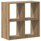 vidaXL Βιβλιοθήκη Αρτισιανή Δρυς 68,5x32x68,5 εκ. Επεξεργασμένο Ξύλο
