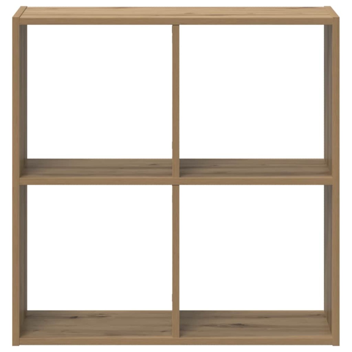 vidaXL Βιβλιοθήκη Αρτισιανή Δρυς 68,5x32x68,5 εκ. Επεξεργασμένο Ξύλο