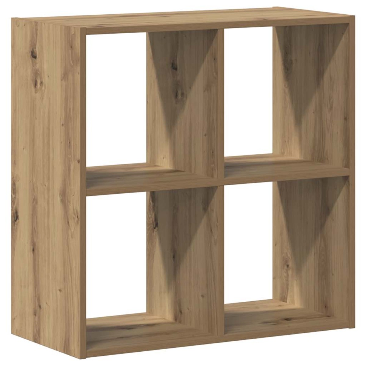 vidaXL Βιβλιοθήκη Αρτισιανή Δρυς 68,5x32x68,5 εκ. Επεξεργασμένο Ξύλο