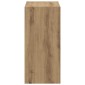vidaXL Βιβλιοθήκη Αρτισιανή Δρυς 68,5x32x68,5 εκ. Επεξεργασμένο Ξύλο