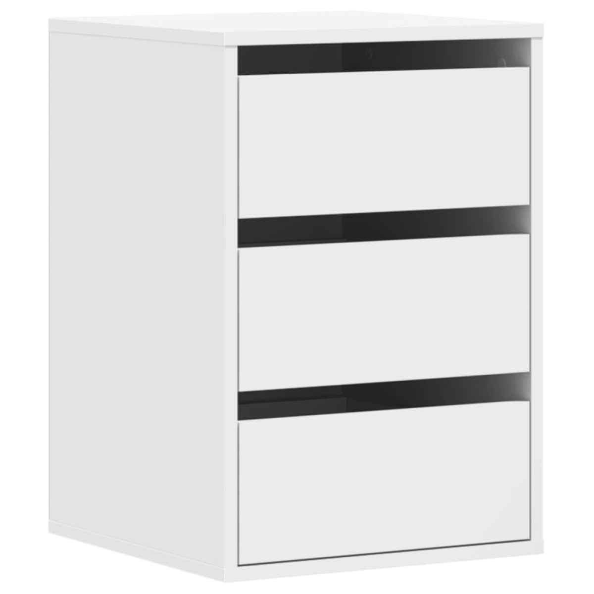 vidaXL Συρταριέρα Γωανική Λευκή 40x41x58 εκ. από Επεξεργασμένο Ξύλο