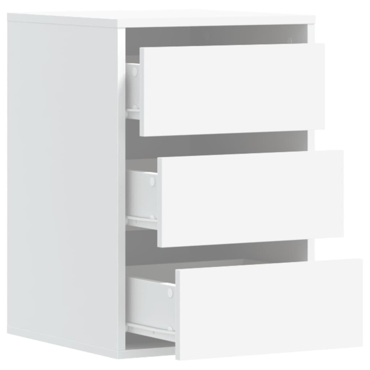 vidaXL Συρταριέρα Γωανική Λευκή 40x41x58 εκ. από Επεξεργασμένο Ξύλο