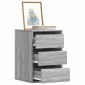 vidaXL Συρταριέρα Γκρι Sonoma 40x41x58 εκ. από Επεξεργ. Ξύλο