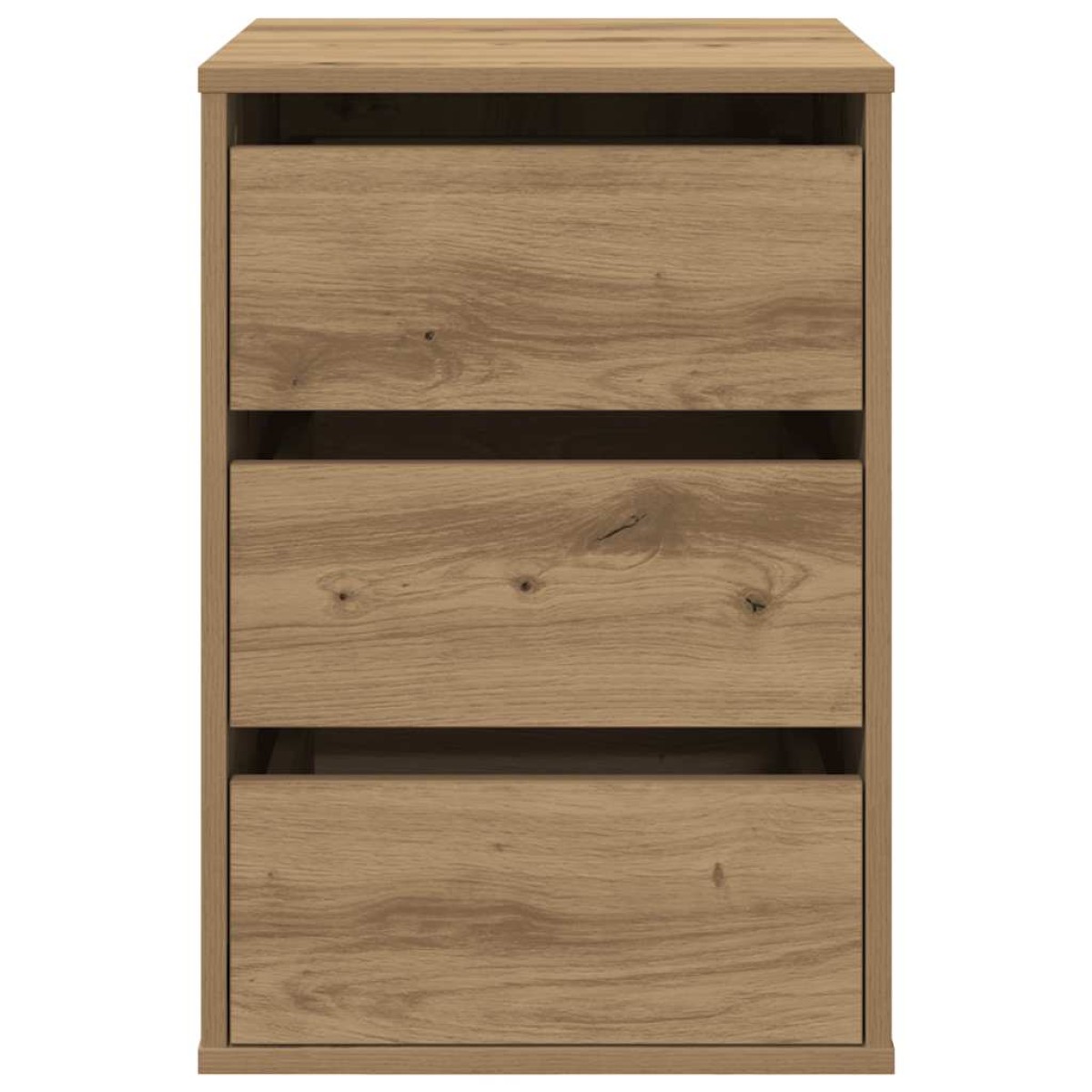 vidaXL Συρταριέρα Γωνιακή Αρτισιανή Δρυς 40x41x58 εκ. Επεξεργ. Ξύλο
