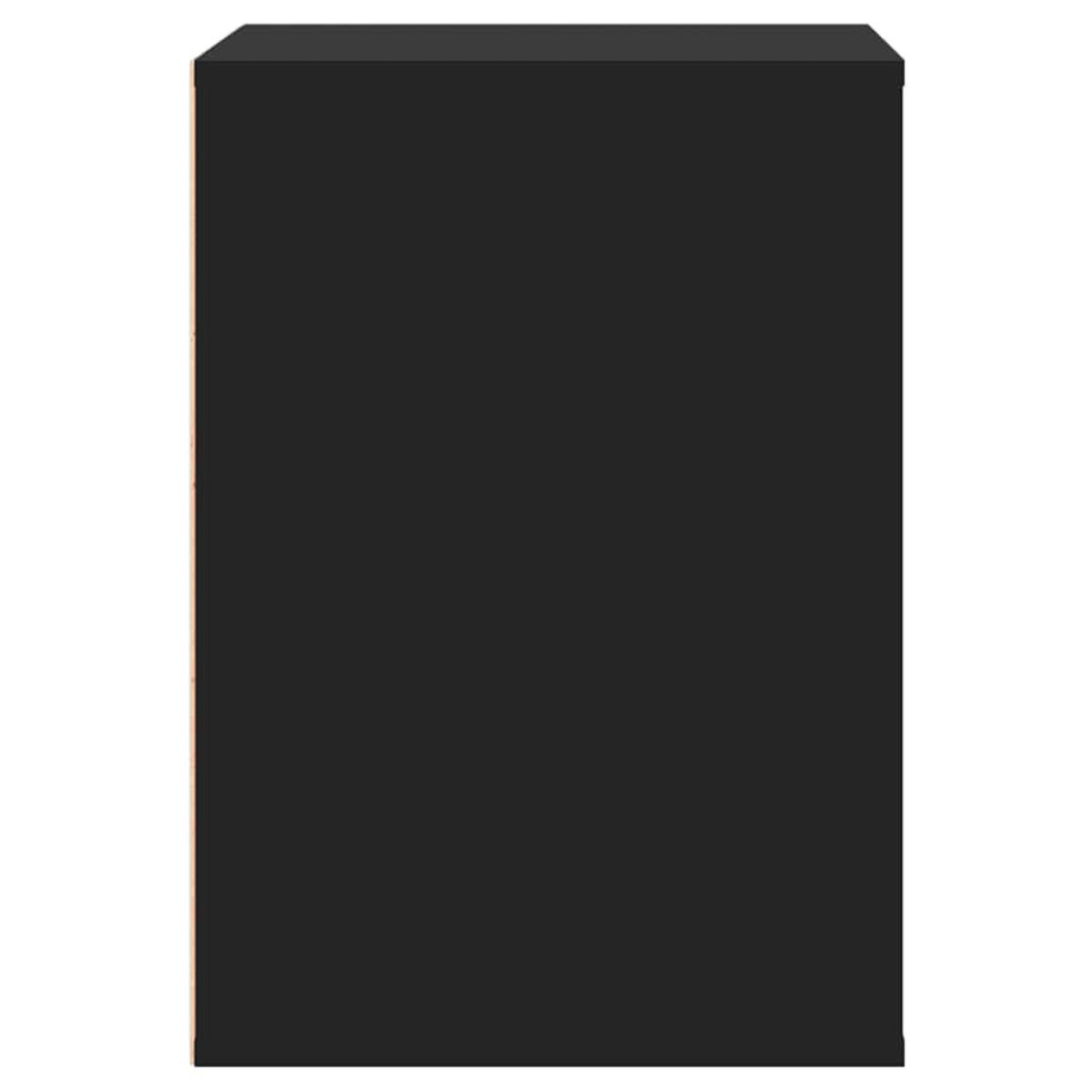 vidaXL Συρταριέρα Γωνιακή Μαύρη 60x41x58 εκ. από Επεξεργασμένο Ξύλο