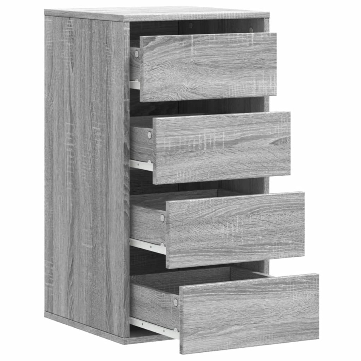 vidaXL Συρταριέρα Γκρι Sonoma 40x41x76 εκ. από Επεξεργ. Ξύλο