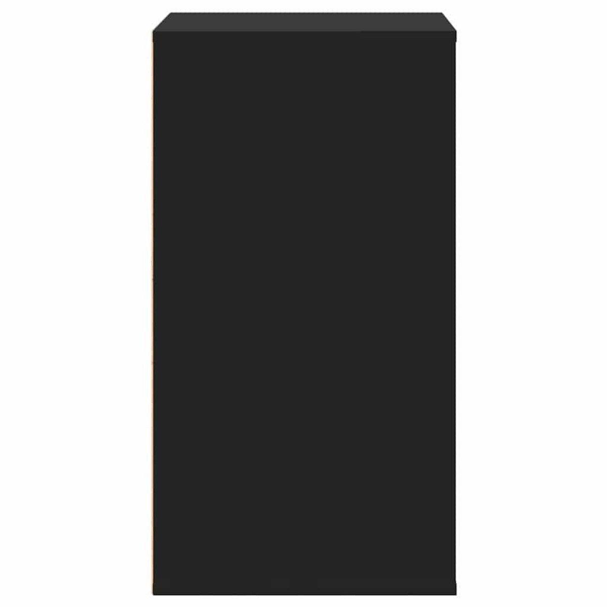vidaXL Συρταριέρα Γωνιακή Μαύρη 60x41x76 εκ. από Επεξεργασμένο Ξύλο