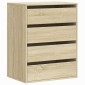 vidaXL Συρταριέρα Sonoma Δρυς 60x41x76 εκ. από Επεξεργ. Ξύλο