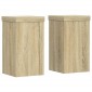 vidaXL Βάσεις Φυτών 2 Τεμ. Sonoma Δρυς 10x10x18 εκ. Επεξεργασμένο Ξύλο