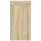vidaXL Βάσεις Φυτών 2 Τεμ. Sonoma Δρυς 10x10x18 εκ. Επεξεργασμένο Ξύλο