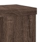 vidaXL Βάσεις Φυτών 2 Τεμ. Καφέ Δρυς 10x10x18 εκ. Επεξεργασμένο Ξύλο