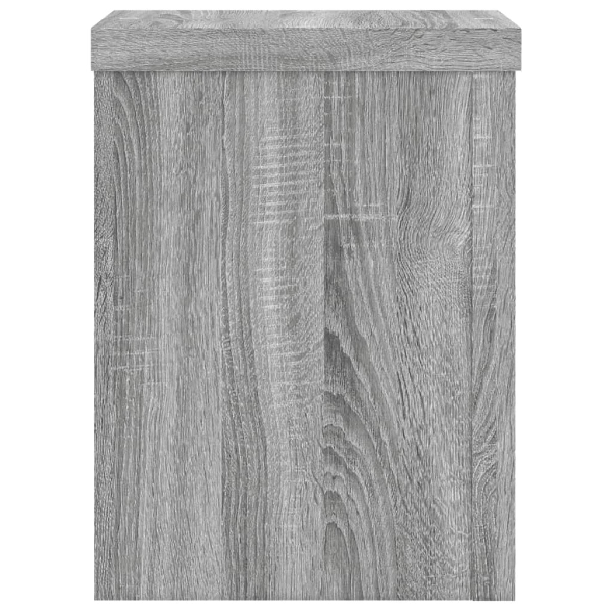 vidaXL Βάσεις Φυτών 2 Τεμ. Γκρι Sonoma 15x15x20 εκ. Επεξεργασμένο Ξύλο