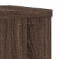 vidaXL Βάσεις Φυτών 2 Τεμ. Καφέ Δρυς 20x20x30 εκ. Επεξεργασμένο Ξύλο