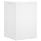 vidaXL Βάσεις Φυτών 2 τεμ. Λευκές 25x25x35 εκ. από Επεξεργασμένο Ξύλο